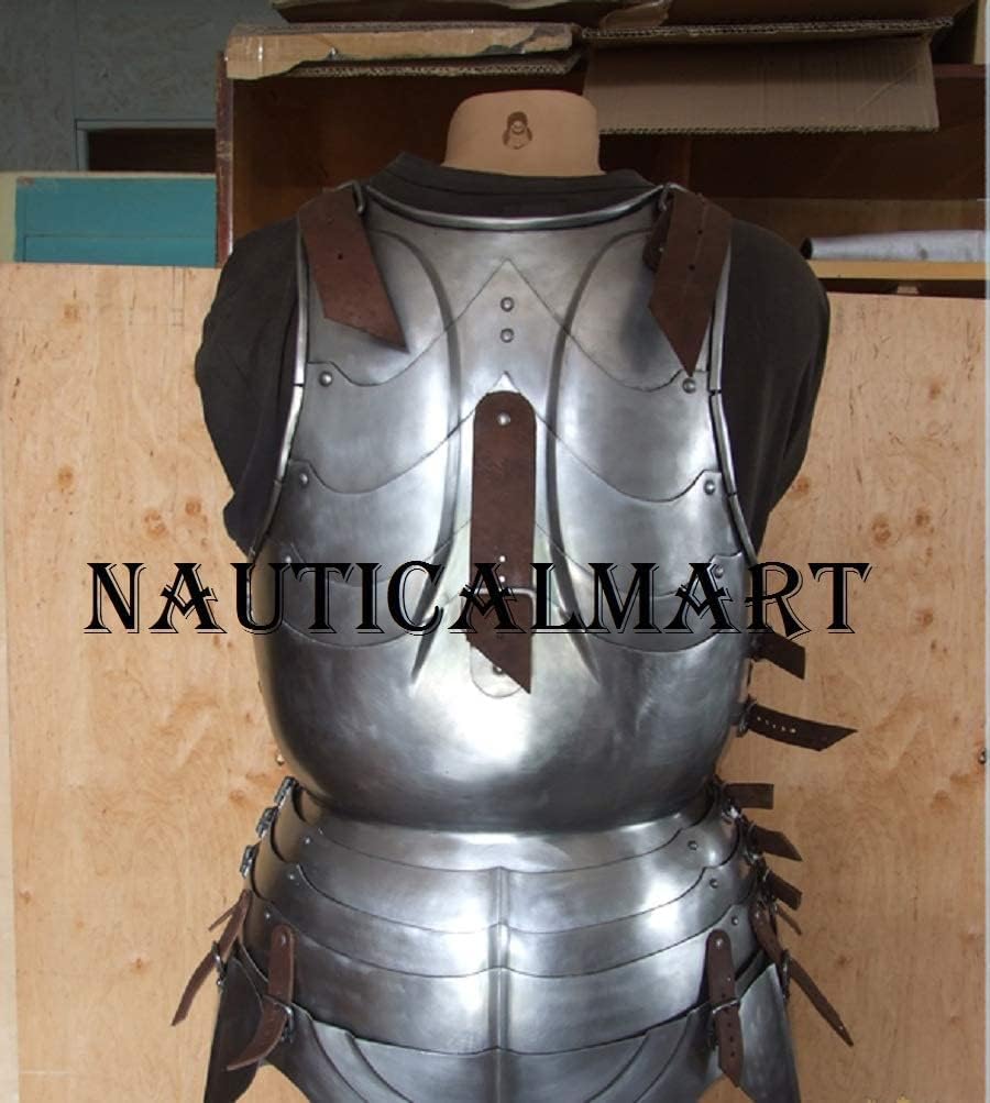 Medieval LARP Fantasy Costume Steel Armour Cuirass Breastplate