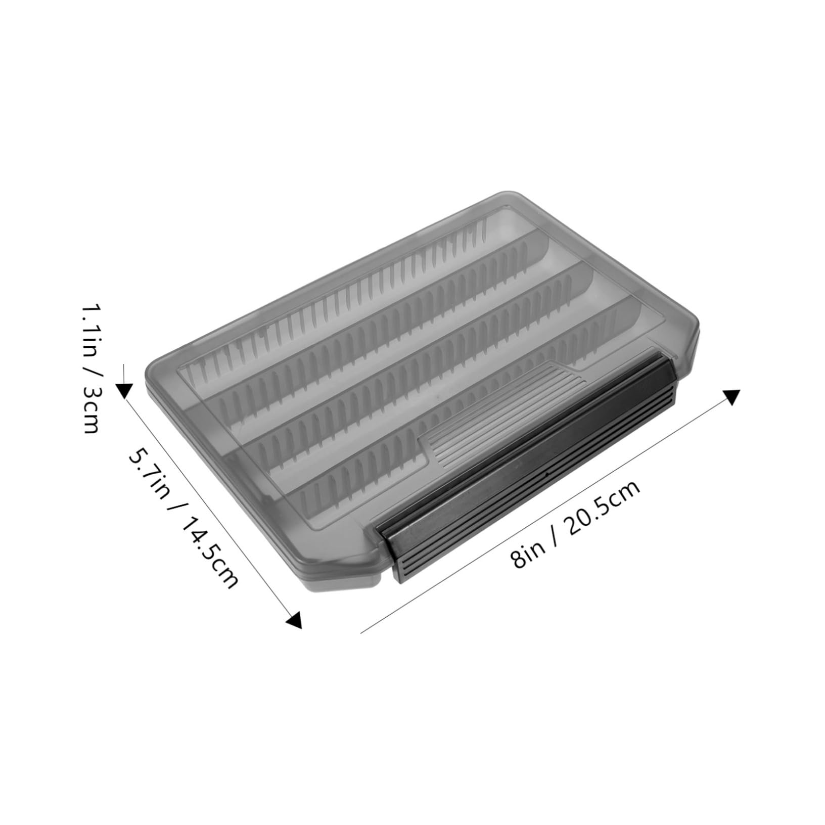 Toyvian Fishing Gear Organizer Box Multi Functional Fishing Tackle Storage Case for Hooks Baits Accessories Durable Deform Resistant Design for Easy Access and Neat Storage