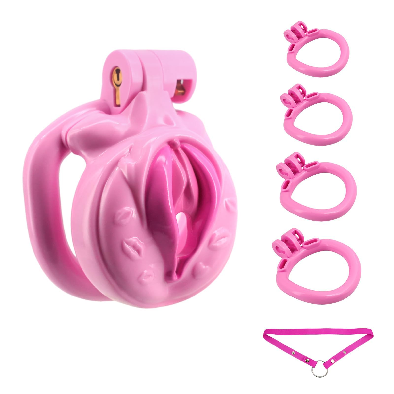 Male Chastity Cage, Lightweight ABS+Resin Chastity Devices Adult Sex Toys