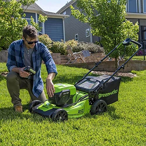 Greenworks MO48L4210 48V (2 X 24V) 20 Inch Brushless Cordless (Push) Lawn Mower (Led Headlight) thumb #2