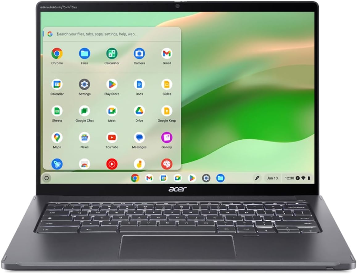 Acer Chromebook Spin 714 CP714-2WN-320J 14" WUXGA 2-In-1 Touchscreen Notebook Computer, Intel Core i3-1315U 1.2GHz, 8GB RAM, 256GB SSD, Chrome OS, Iron