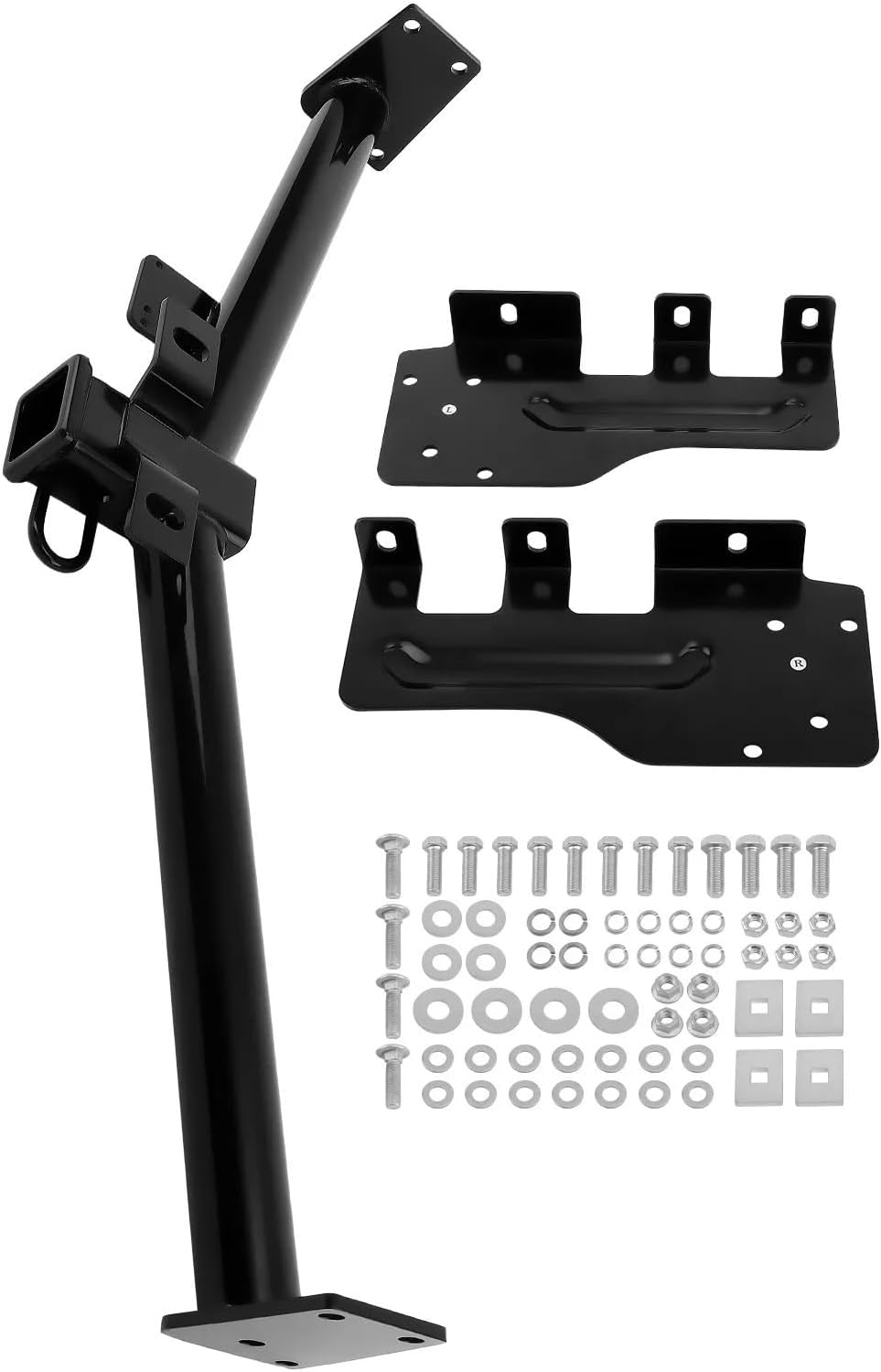 Trailer Hitch Receiver Rear Bumper Compatible with Chevy Silverado GMC Sierra 1500 1999-2013 Class III