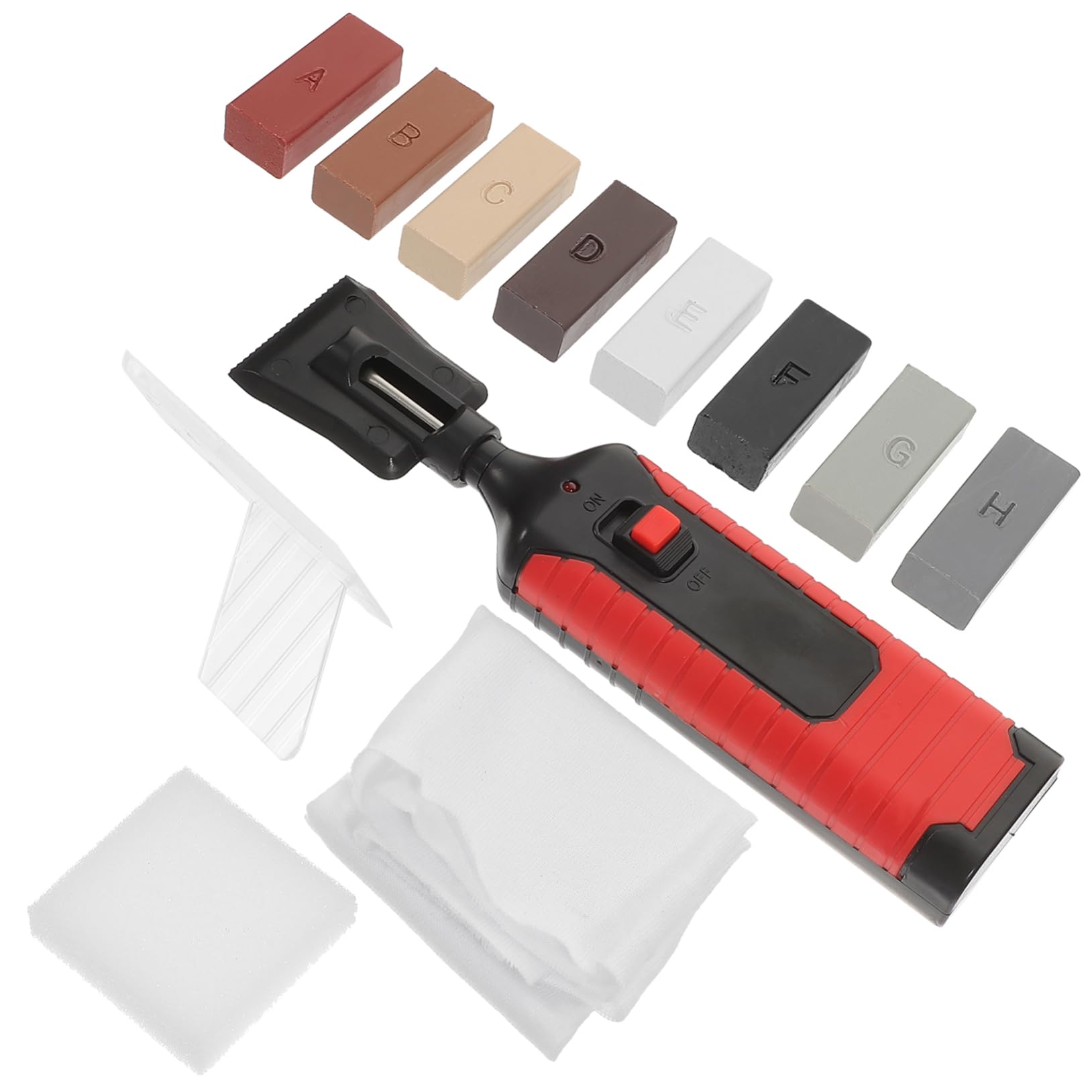 Operitacx Kit de Reparación de Baldosas Cerámicas Colores Incluye Bloques de Cera y Esponja Herramienta para Reparar Grietas y Daños y Encimeras