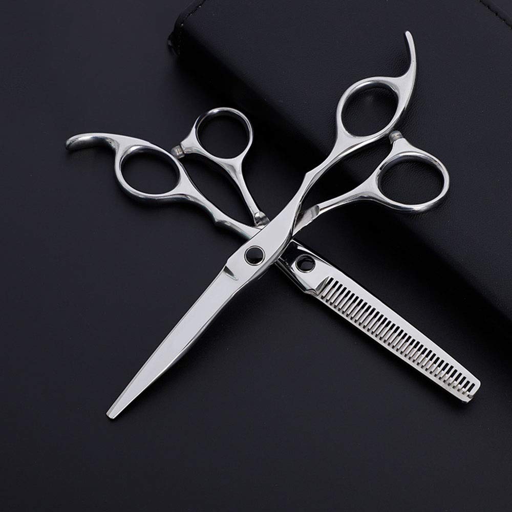 Ciseaux de coiffure professionnels haut de gamme en set de 6 pouces