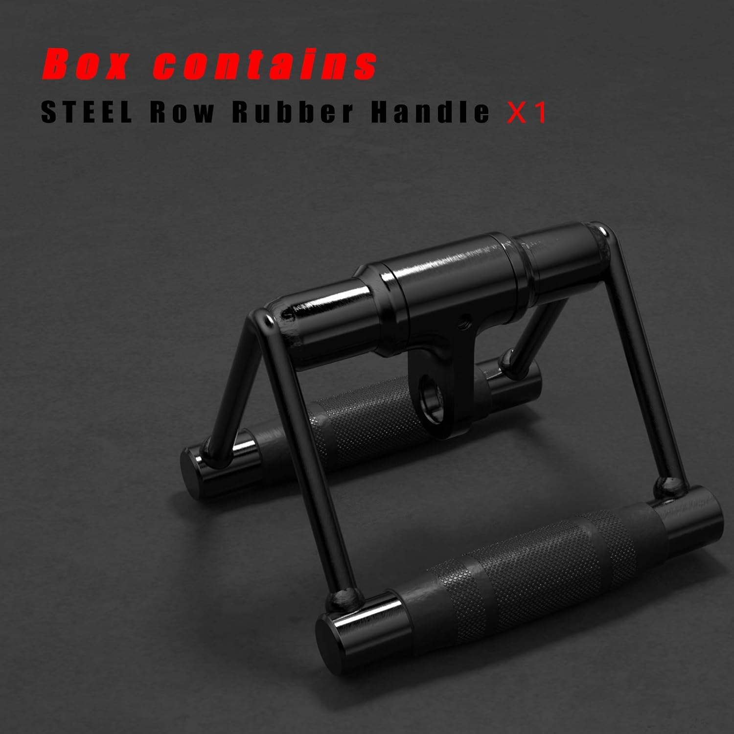 allbingo Pro Steel Cable Attachment Handles,Ultra Heavy Duty Cable Machine Accessories with Rubber Grips for Tricep Rowing LAT Pulldown Press Down T Bar Home Gym (Black Steel Handles) : Sports & Outdoors