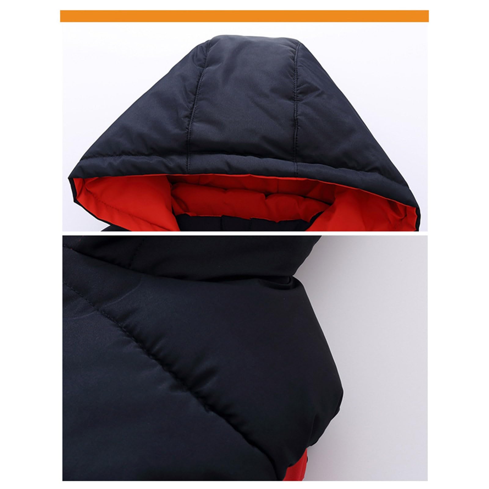 Generisch Veste de mi-saison pour enfant garçon - Doudoune rembourrée en polaire - Veste sans manches - Fermeture éclair - Hiver