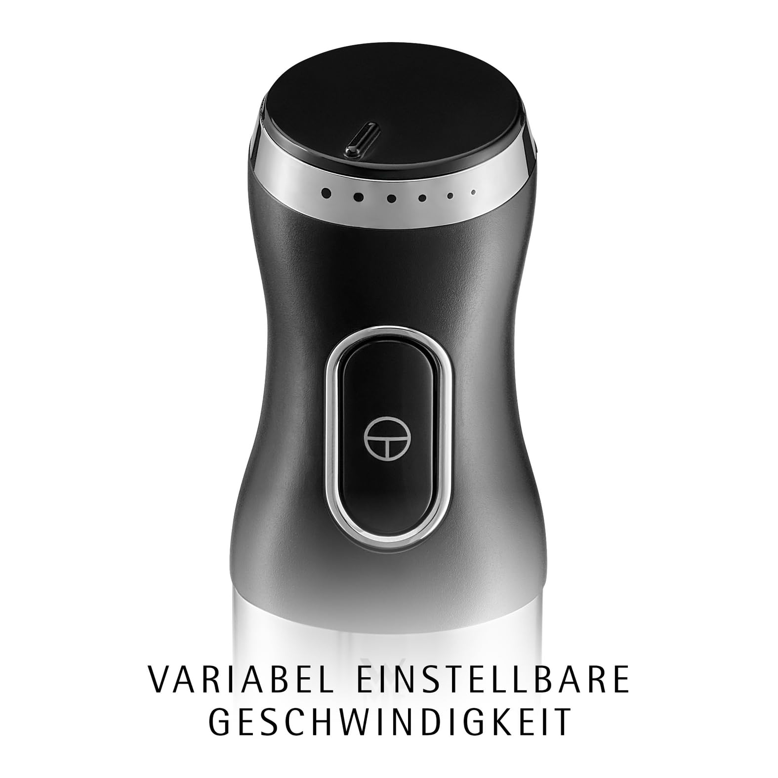 WMF Kult X Stabmixer Set 5-teilig – Edelstahl Pürierstab 600 W mit Schneebesen, Stampfer, Zerkleinerer und 700 ml Mixbecher, spülmaschinenfest, vielseitiger Mixer für Suppen, Smoothies und Babybrei