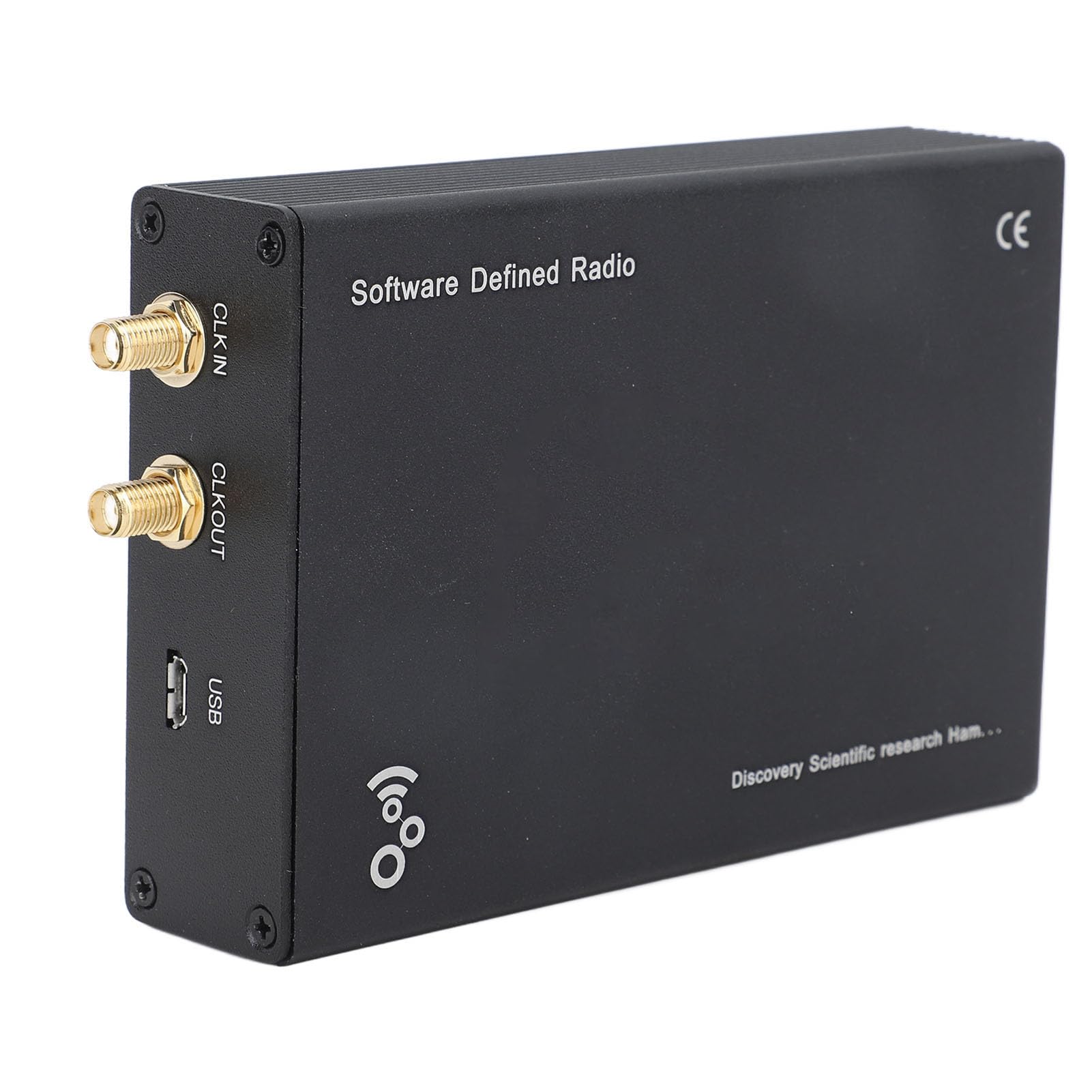 Fafeicy Radio Definida por Software SDR 1 MHz a 6 GHz Hardware de Código Abierto Radio Gnu Compatible con Carcasa de Aleación de Aluminio para Desarrollo de Pruebas Inalámbricas (Escribe un)
