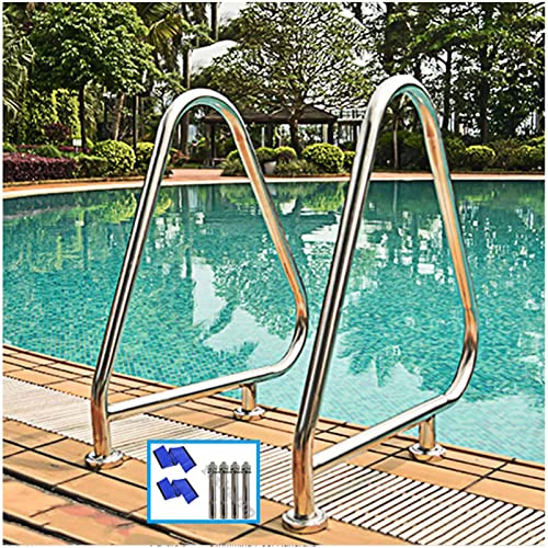 Juego de 2 Barandales para Piscina de Acero Inoxidable miniatura 1