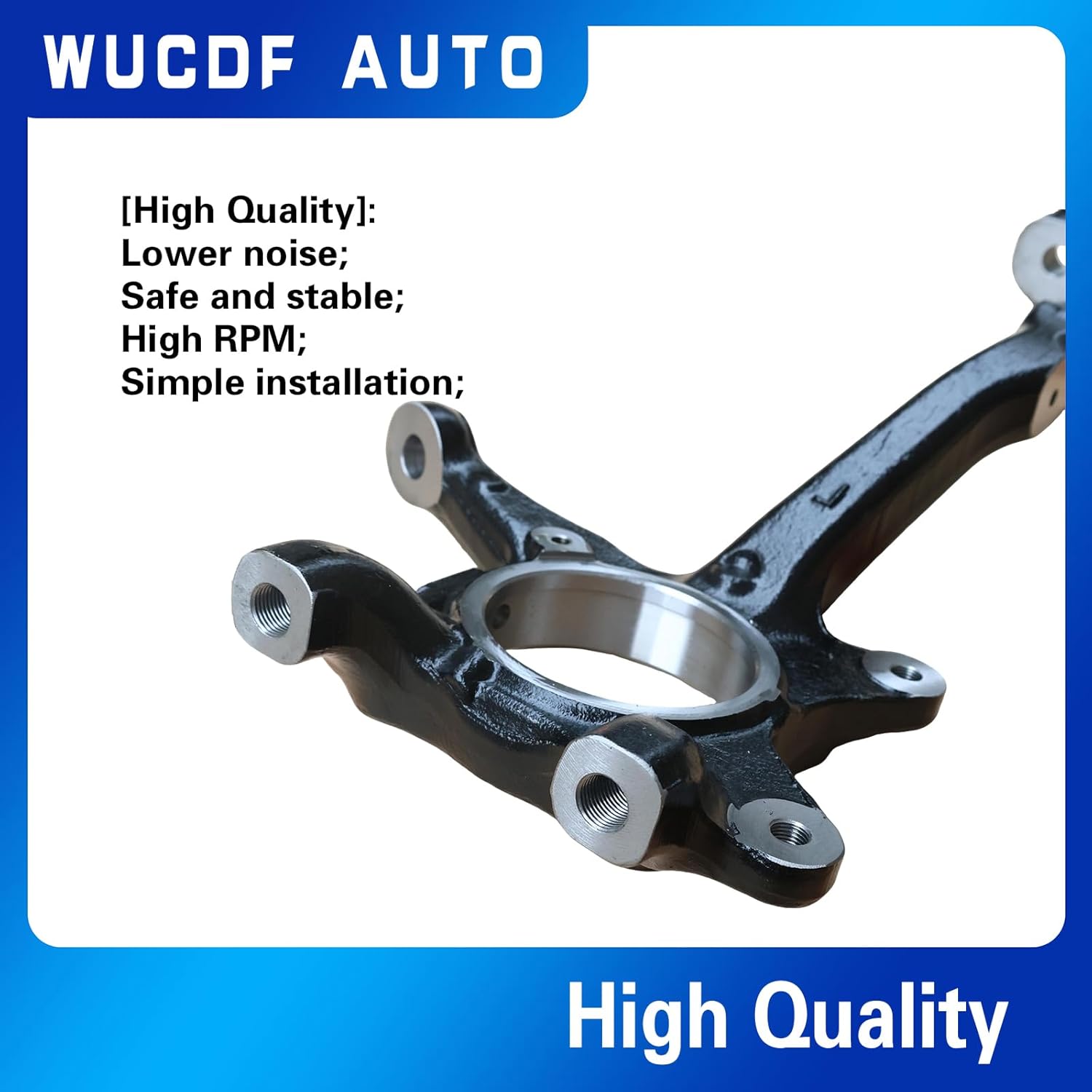 Front Right Steering Knuckle Assembly Wheel Hub Bearing For Toyota Tacoma 2005-2019 2.7L Replaces#698148 698-148 43211-04060