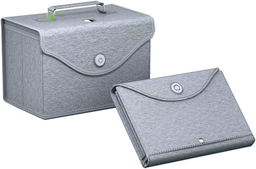 VUV Deluxe - Caja desinfectante de rayos UV plegable, desinfectante de 360, bolsa desinfectante LED UVC, mata bacterias y virus, color gris