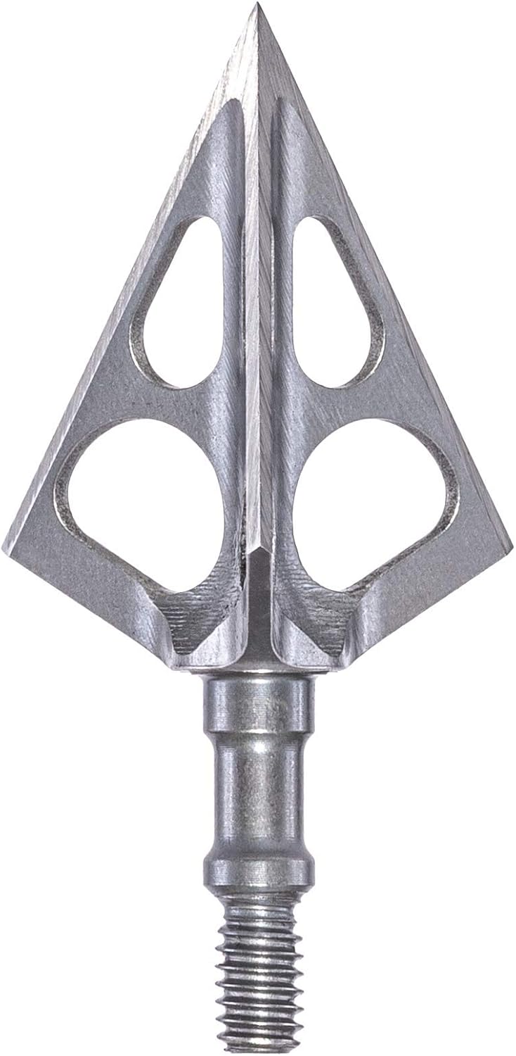 Muzzy Bowhunting Broadheads 3 Blades Trocar Tip, 75, 100 or 125 Grain, 6 Pack
