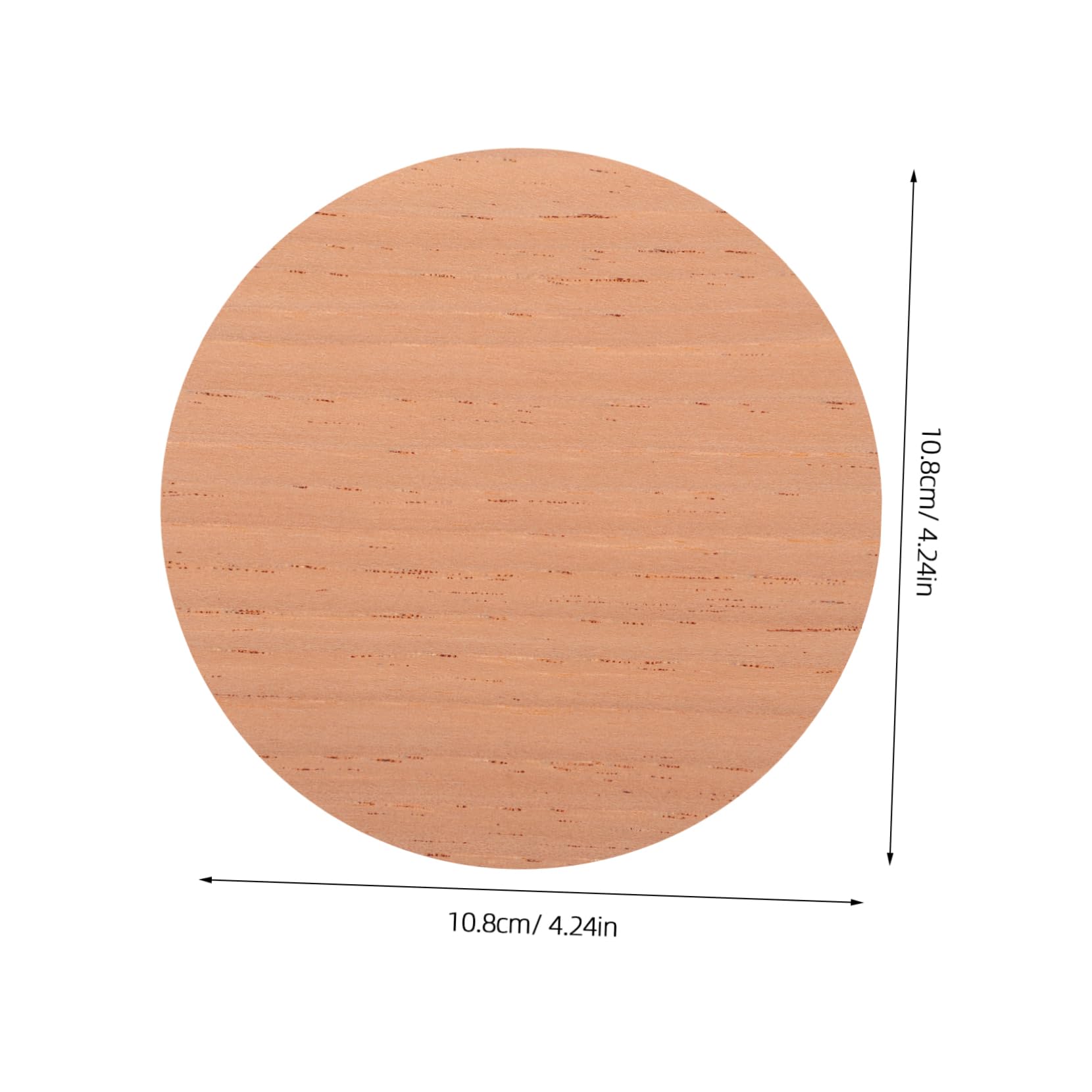 PLAFOPE 2pcs Spanish Cedar Sheets for Humidor Round Shape Divider for Freshness