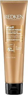 REDKEN All Soft Moisture Restore Leave-In Treatment, Hyaluronic Acid Primer, Hair Treatment for Dry and Brittle Hair, Humidity, Heat and Frizz Protection, For Soft and Smooth Hair, 150 ML