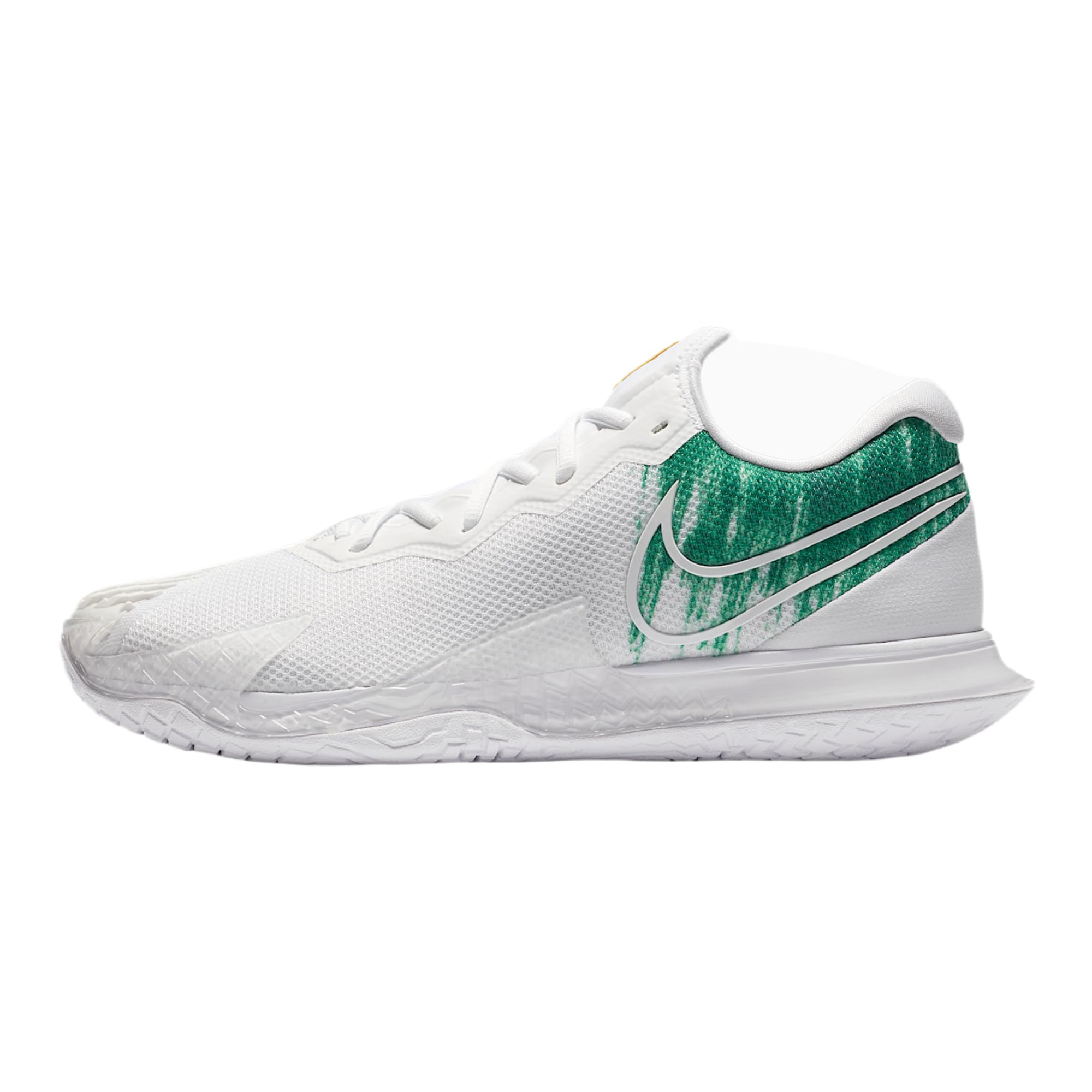 NikeCourt Air Zoom Vapor Cage 4 Men’s Hard Court Tennis Shoes (White/Clover/White)