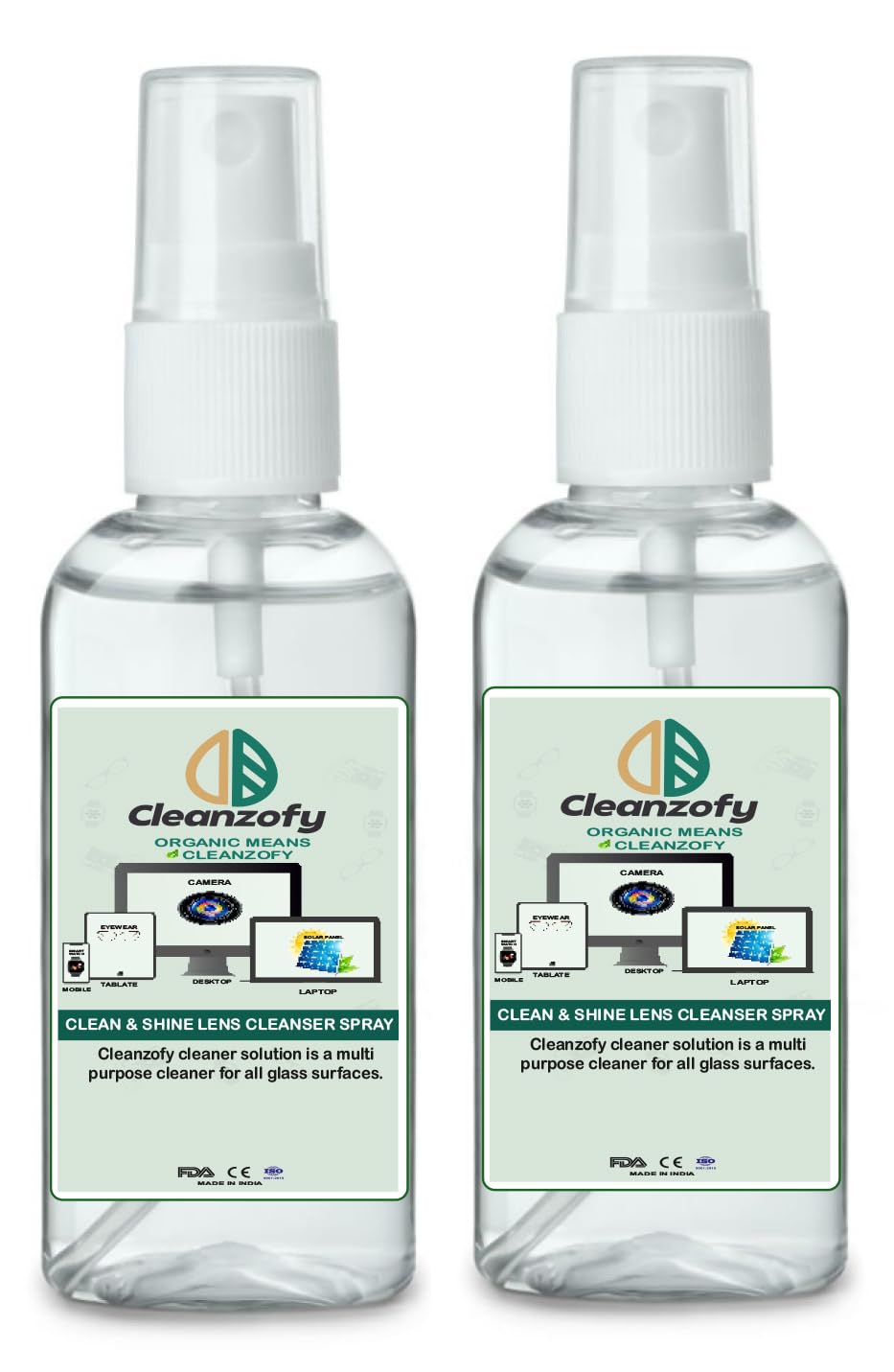 See full amazon price history chart for CLEANZOFY LENS CLEANER FOR ALL PURPOSE PACK OF 2 60ML EACH CLEANZOFY LENS CLEANER FOR ALL PURPOSE PACK OF 2 60ML EACH (B0CKTJQDD3) Amazon Price History, Amazon Price Tracker