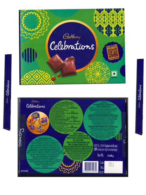Image of Rakhi Gift for Brother with Chocolates Gift Combo | Premium Rakhis with Chocolates and Roli Chawal Tika | Rakhi for Brother with Gift Hamper (Combo-2)