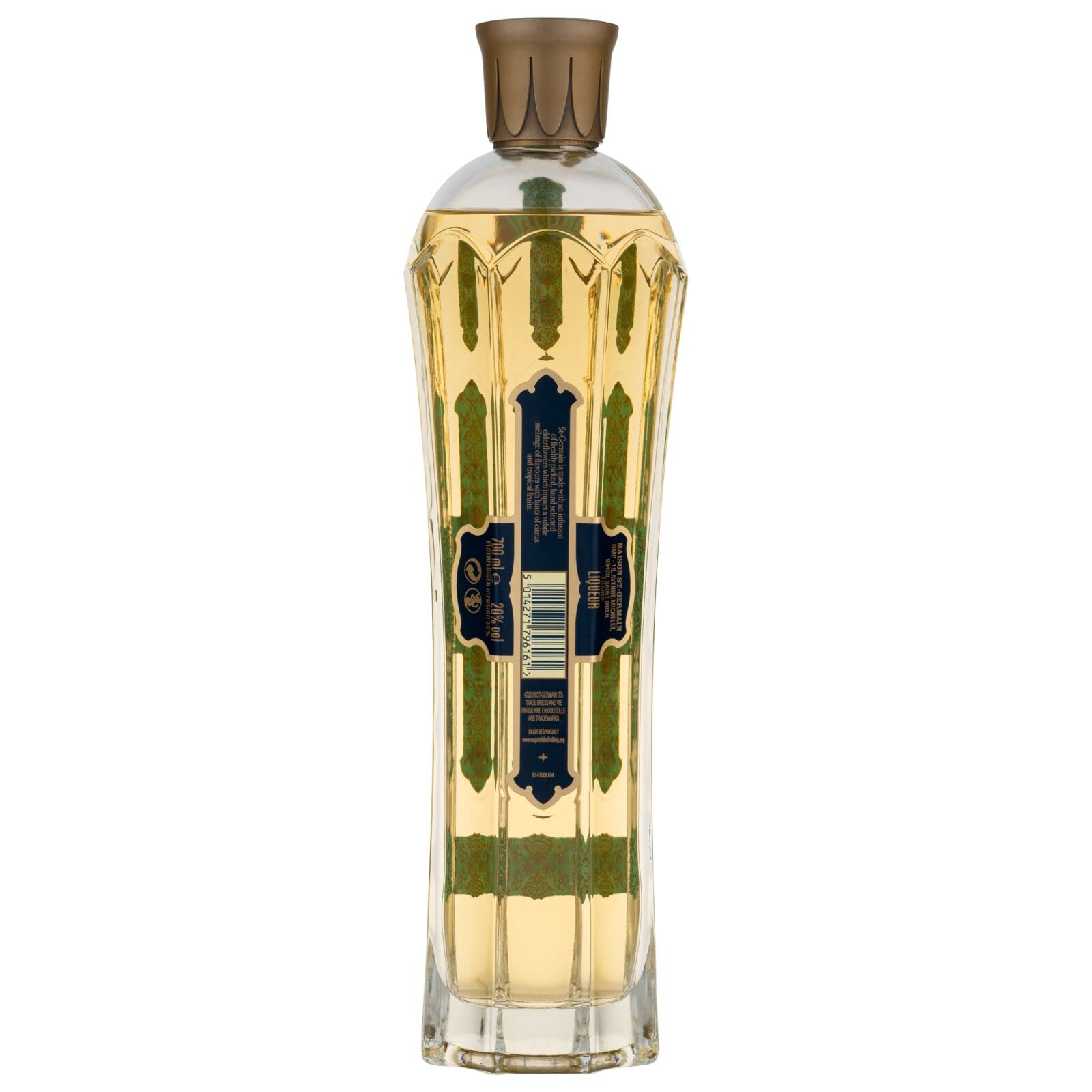 St-Germain Liqueur Française élaborée aux fleurs de sureau, 20 % vol., 70 cl/700 ml, fraîchement cueillies à la main, sans arômes artificiels