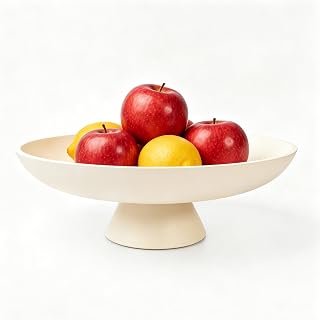 Minimalistische Betonschale mit Fuß – Moderne Obstschale & Deko-Schale, Elegante
