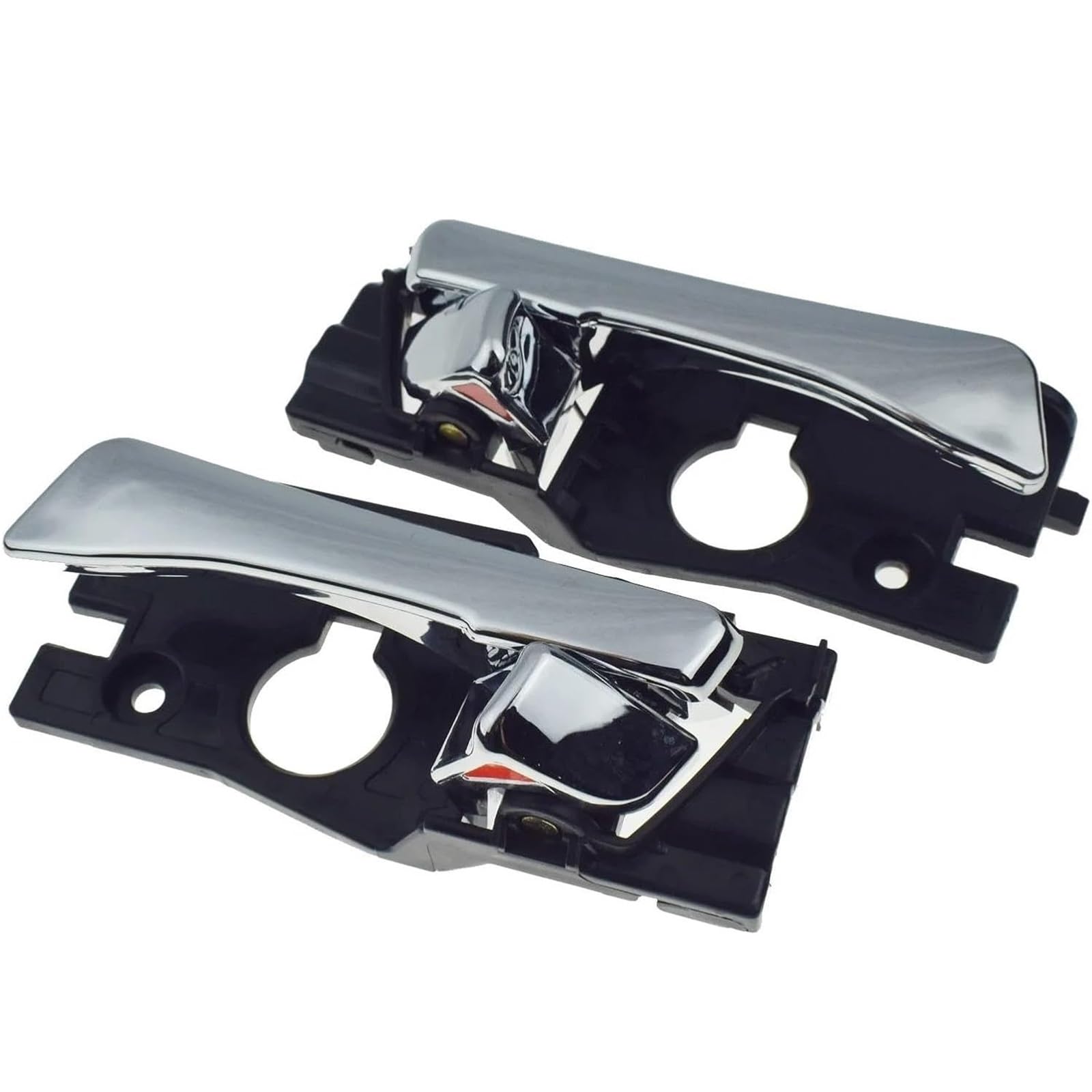 Zingori Rear Pair 2Pcs Car Interior Door Handle Front Rear Left Right Inside Interior Inner Door Handle For Hyundai For Accent 2012-2017(Rear Pair 2Pcs)