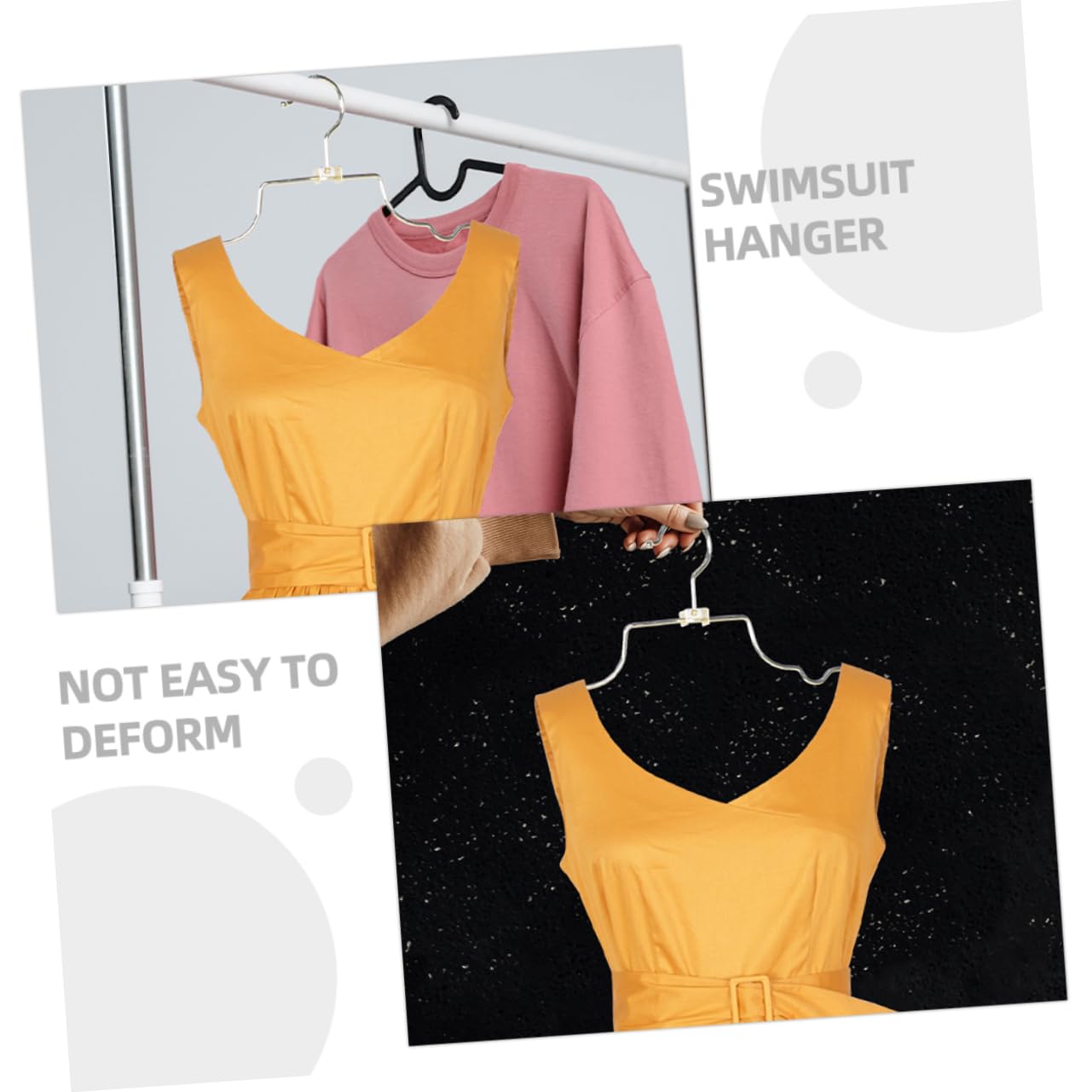 2 ganci robusti per costumi da bagno - appendiabiti per esposizione al dettaglio per costumi da bagno abbigliamento durevole nizer per negozi perfetti per abbigliamento da spiaggia e attrezzatura da