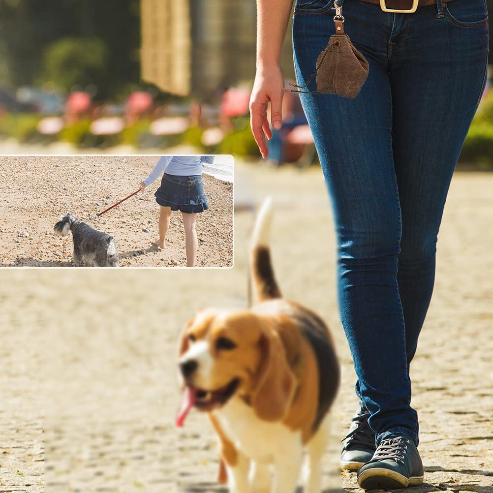 Bolsa de Golosinas para Perros,Pet Training Snack Bag, Bolsa Premios Perros con Dispensador de Bolsas de Excrementos Integrado,Bolsa de Entrenamiento para Perros,Viajes,Adiestrar y Pasear