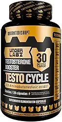 Testo Cycle - Under Labz | 120 Cápsulas - 30 Doses | Suplemento Masculino Natural | Performance, Vitalidade e Equilíbrio Hormonal com Vitaminas e Minerais Essenciais