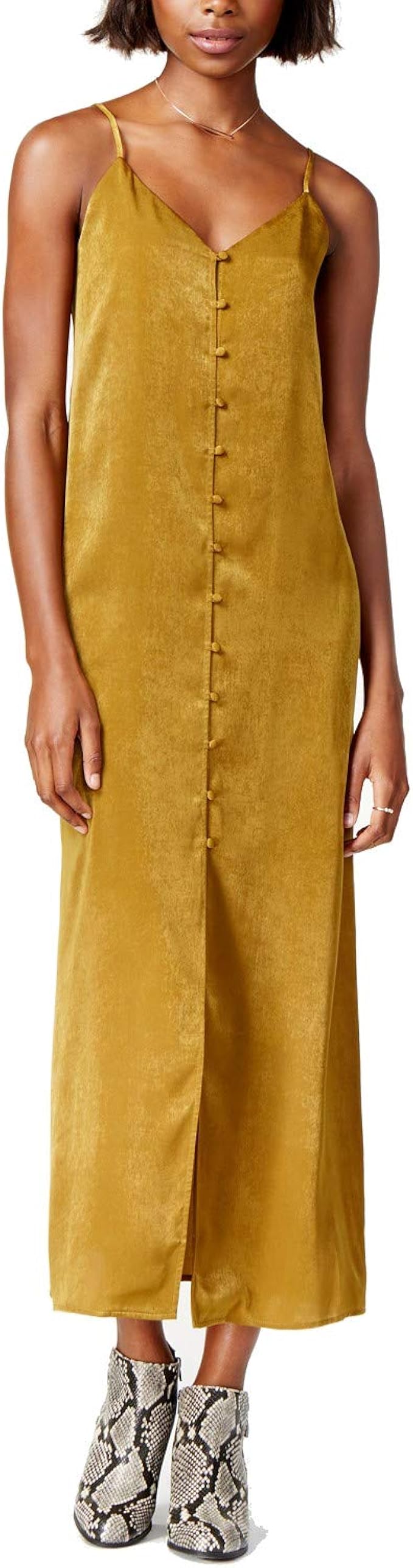 joa button down dress