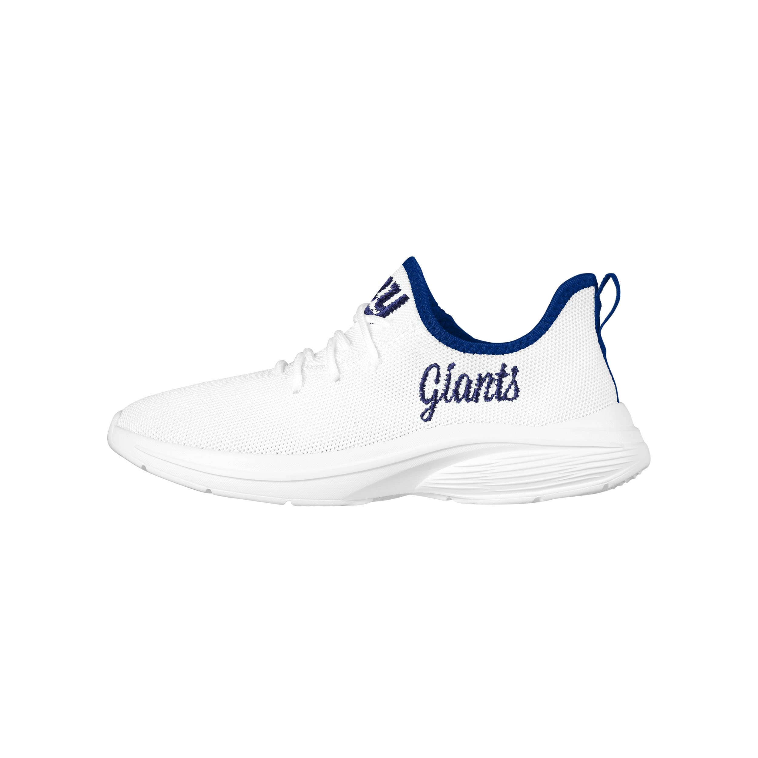 FOCO NFL Womens NFL Team Logo White Athletic Shoes Sneakers