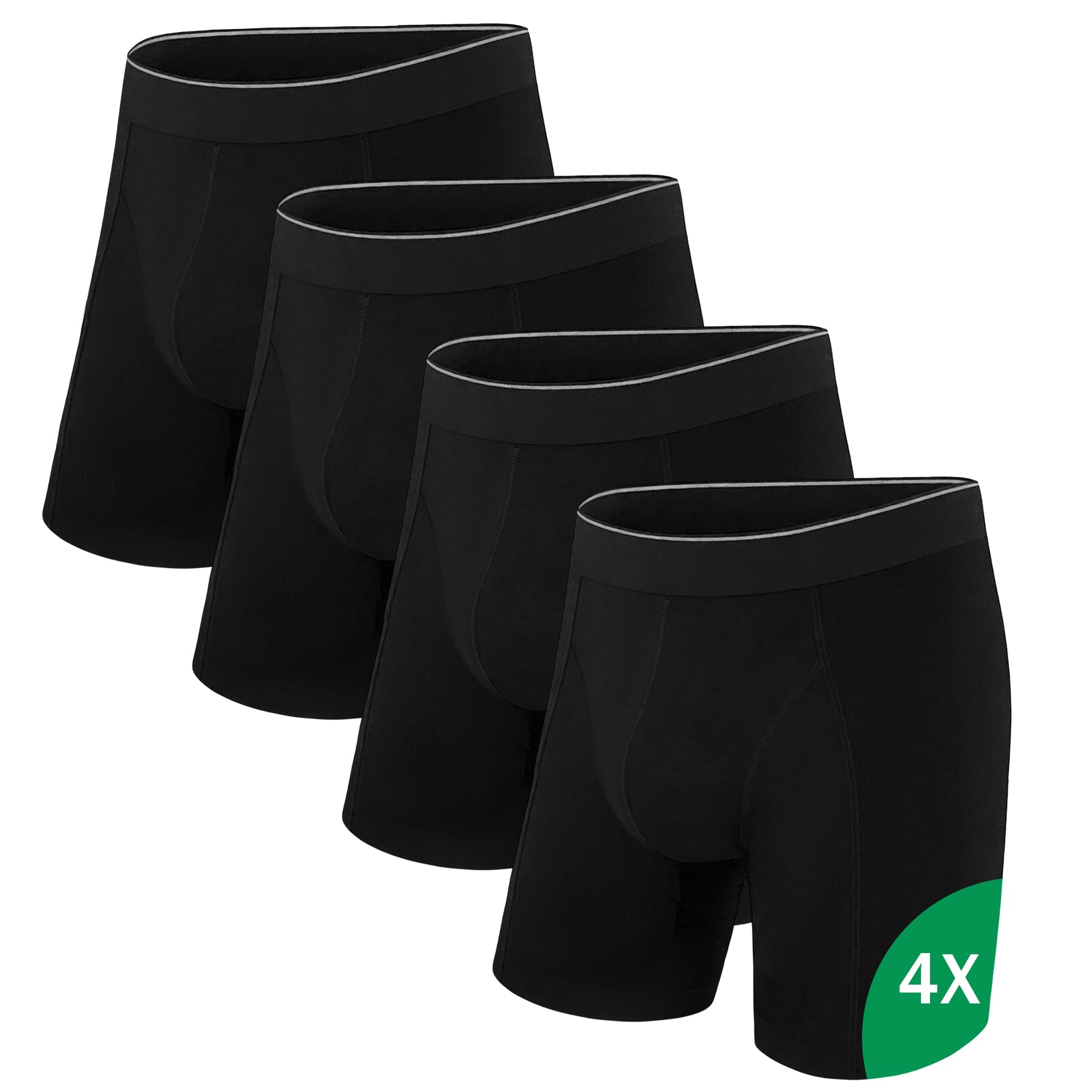 Uniexcosm Boxershorts Herren Baumwolle (2er - 5er Pack), Retroshorts Männer ohne kratzendes Etikett Bequeme Atmungsaktive Unterhosen für Alltag & Sport