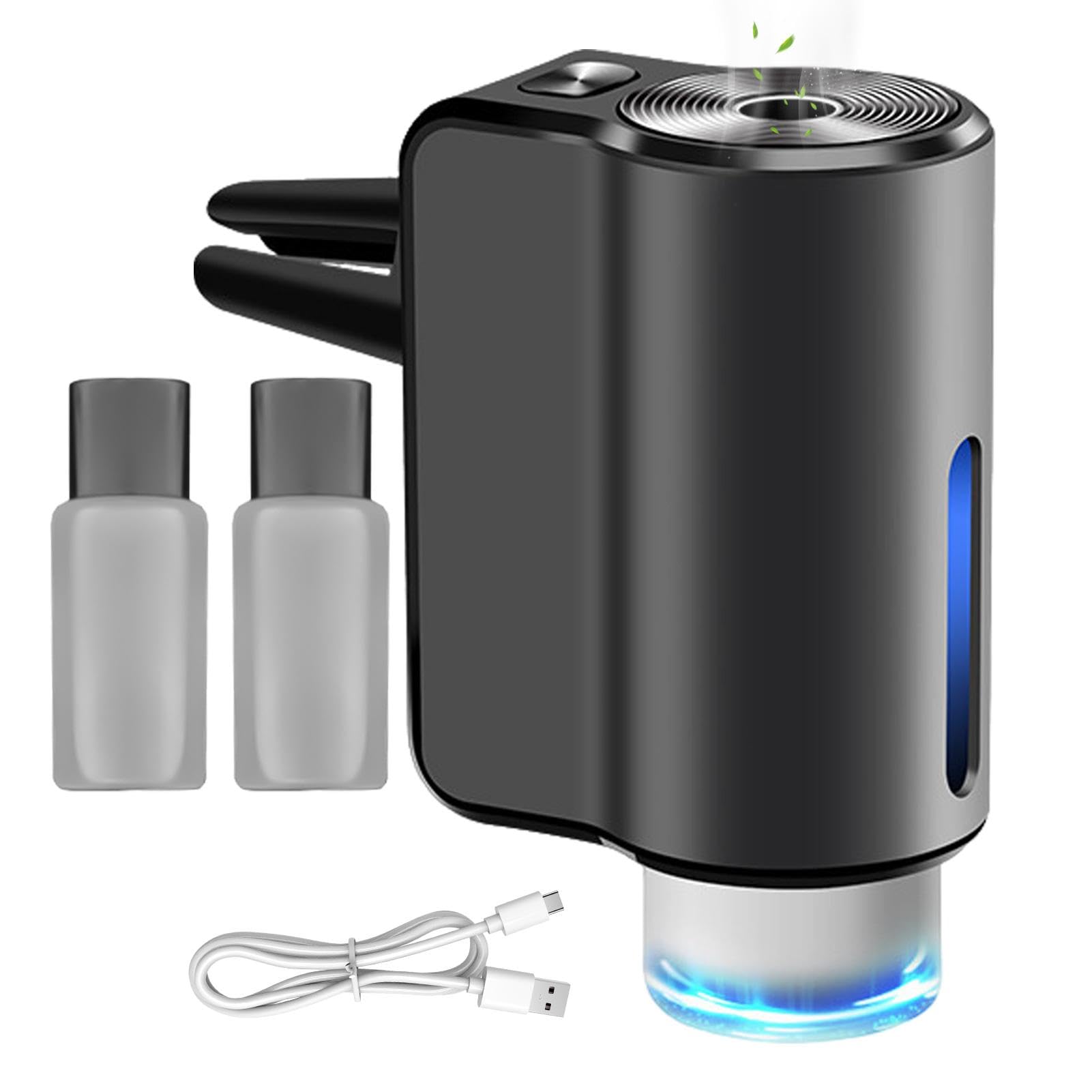 Electric Vent Air Freshener - Car Adjustable Oil Diffuser Vent Air Freshener - Wair Conditioning Outlet Decor Automotive Aromatherapy for SUV, Racing Car, Caravan
