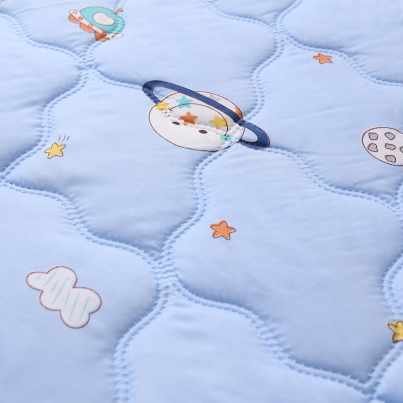Odot Edredón Sin Funda 2.5 TOG Single A King (Astronauta,200x230cm) | Relleno Nórdico Verano Edredón Ligero y Transpirable Lavable a Máquina y Secado Rápido para las Noches Cálidas de Verano