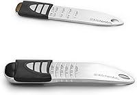 KitchenArt Adjustable Measuring Spoons Set - Pro Sliding Tablespoon & Teaspoon for Precise Baking & Cooking