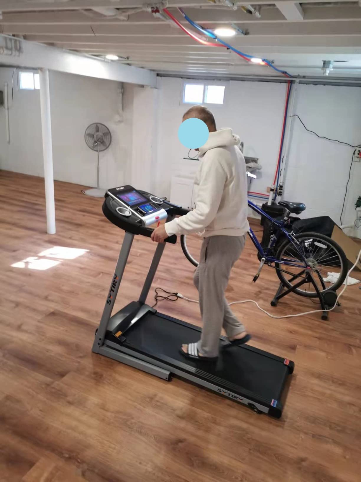 42/mo Finance Folding Treadmills for Home with Incline,3.25HP