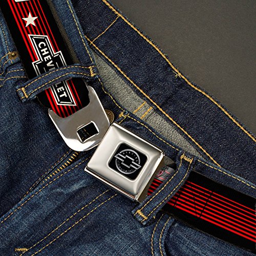 GM General Motors Seatbelt Buckle Belt, Chevrolet Bowtie Since 1911 Stars Stripe2