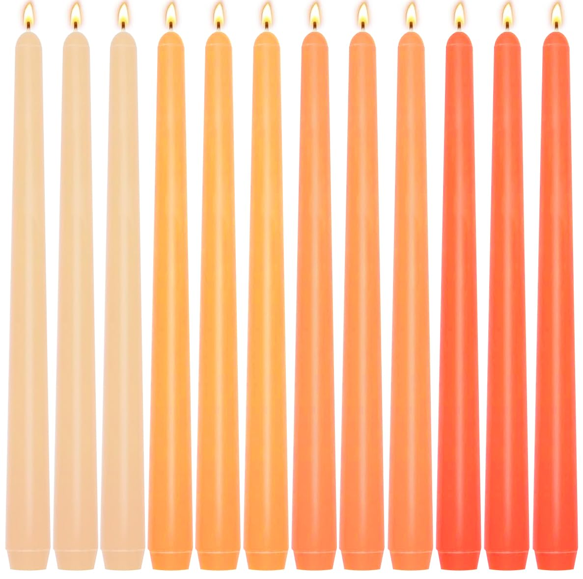 Sihuida Gradient Orange Tapers