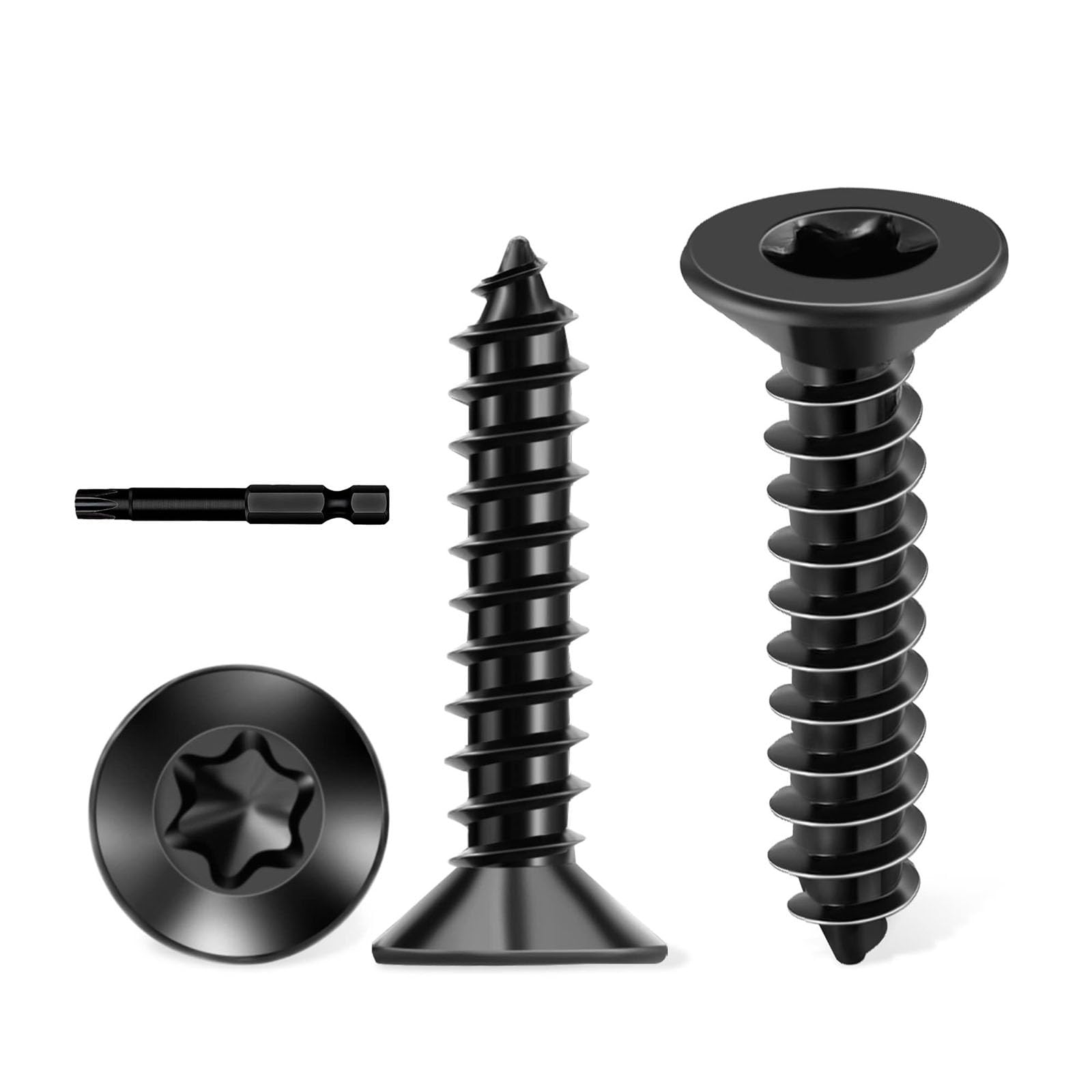 Drenky Torx Wood Screws, M4 X 20mm Self Tapping Screws 304