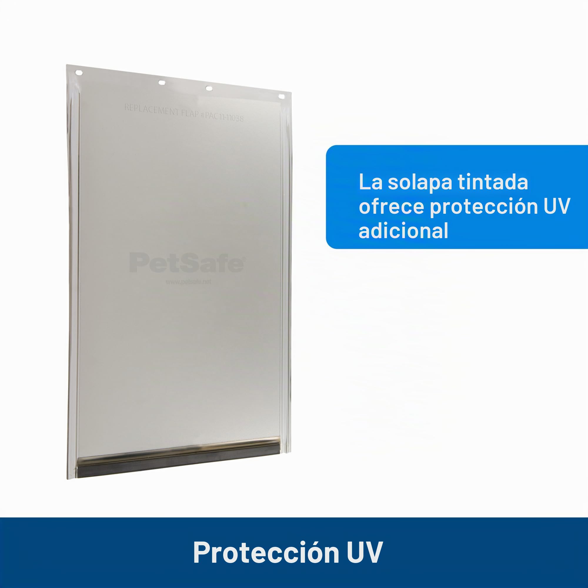 PetSafe Solapa de Repuesto Mediana - Marrón - No tóxica, Resistente a la Intemperie, Cierre magnético - Talla M - Atención al Cliente con sede en Estados Unidos - Puerta para Mascotas
