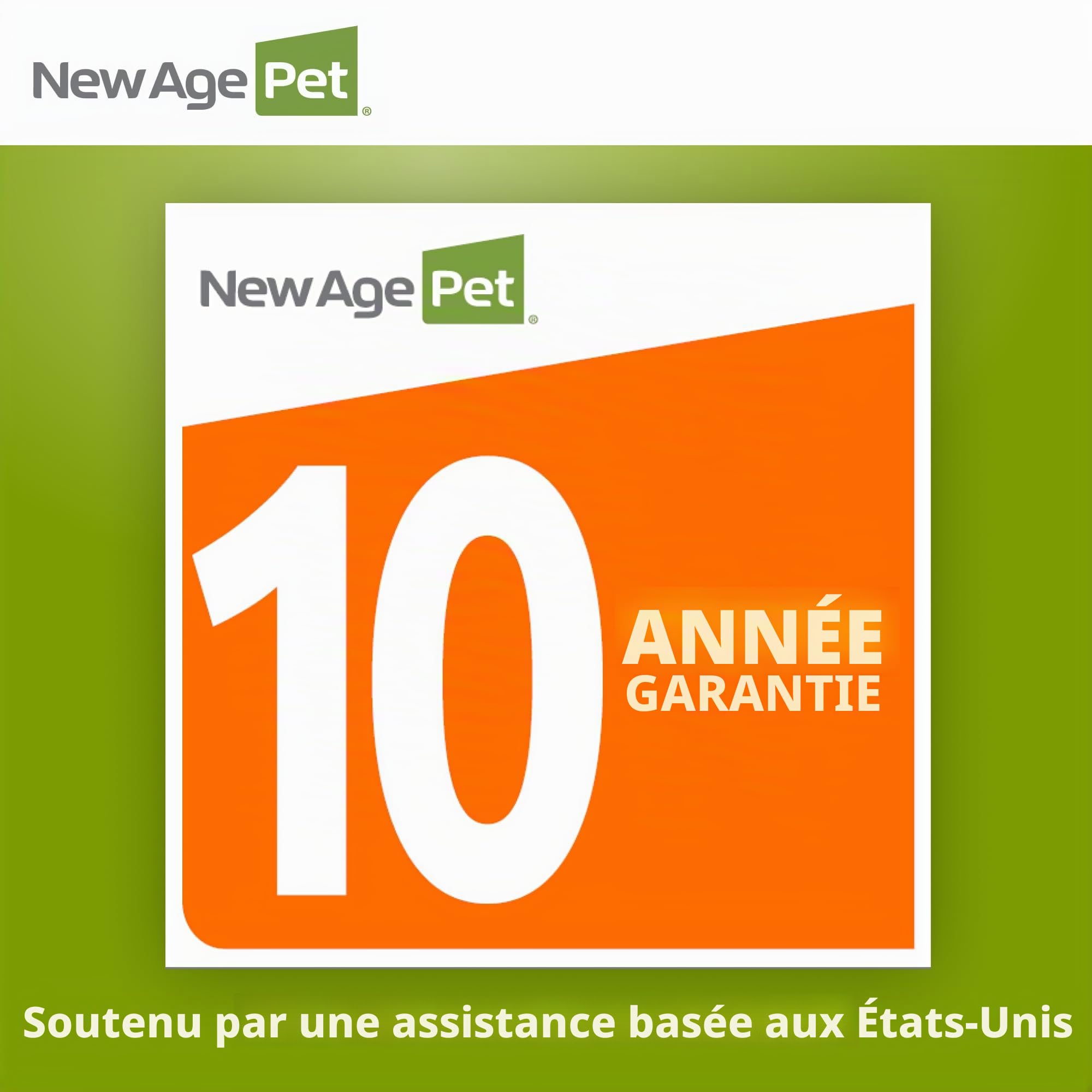 New Age Pet Ecth350 ecoFLEX Albany Outdoor Feral Maison pour Chat Multicolore