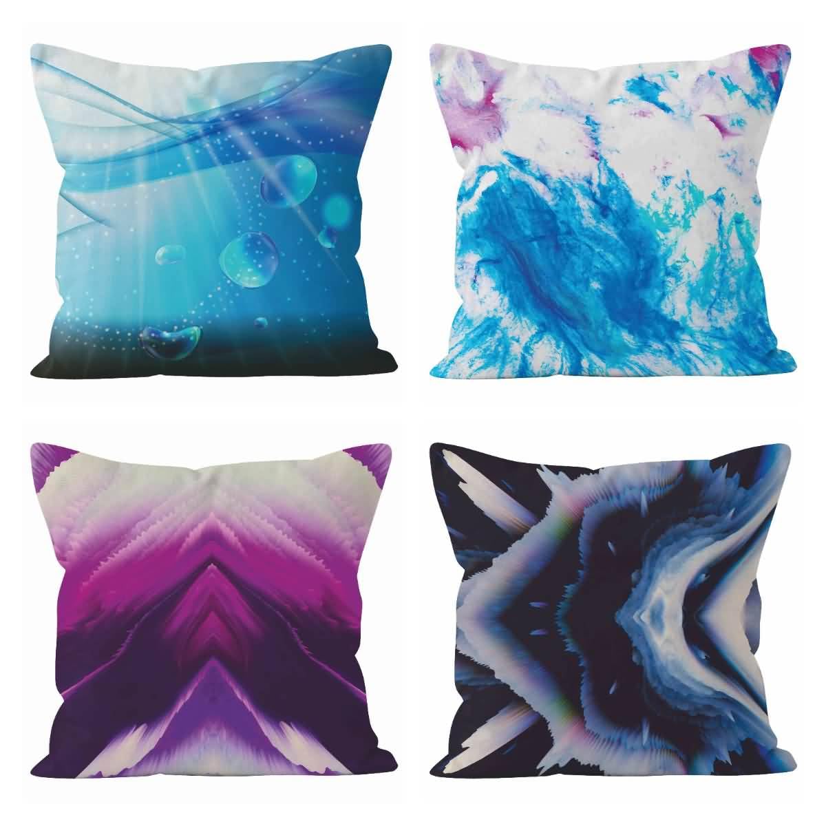 Taie d'oreiller en lin d'art géométrique, l'élégance textile pour votre salon