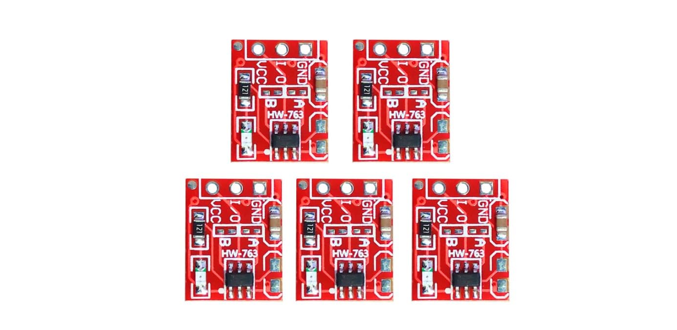 10pc TTP223 Touch Sensor module 1-Channel Capacitive Touch Key Switch Button Self-Locking No-Locking Jog 2.5-5.5V TTP 223 Red ttp223c TTP223-BA6 Chip for rduino Raspberry P DIY Robotics Components kit-picture-12