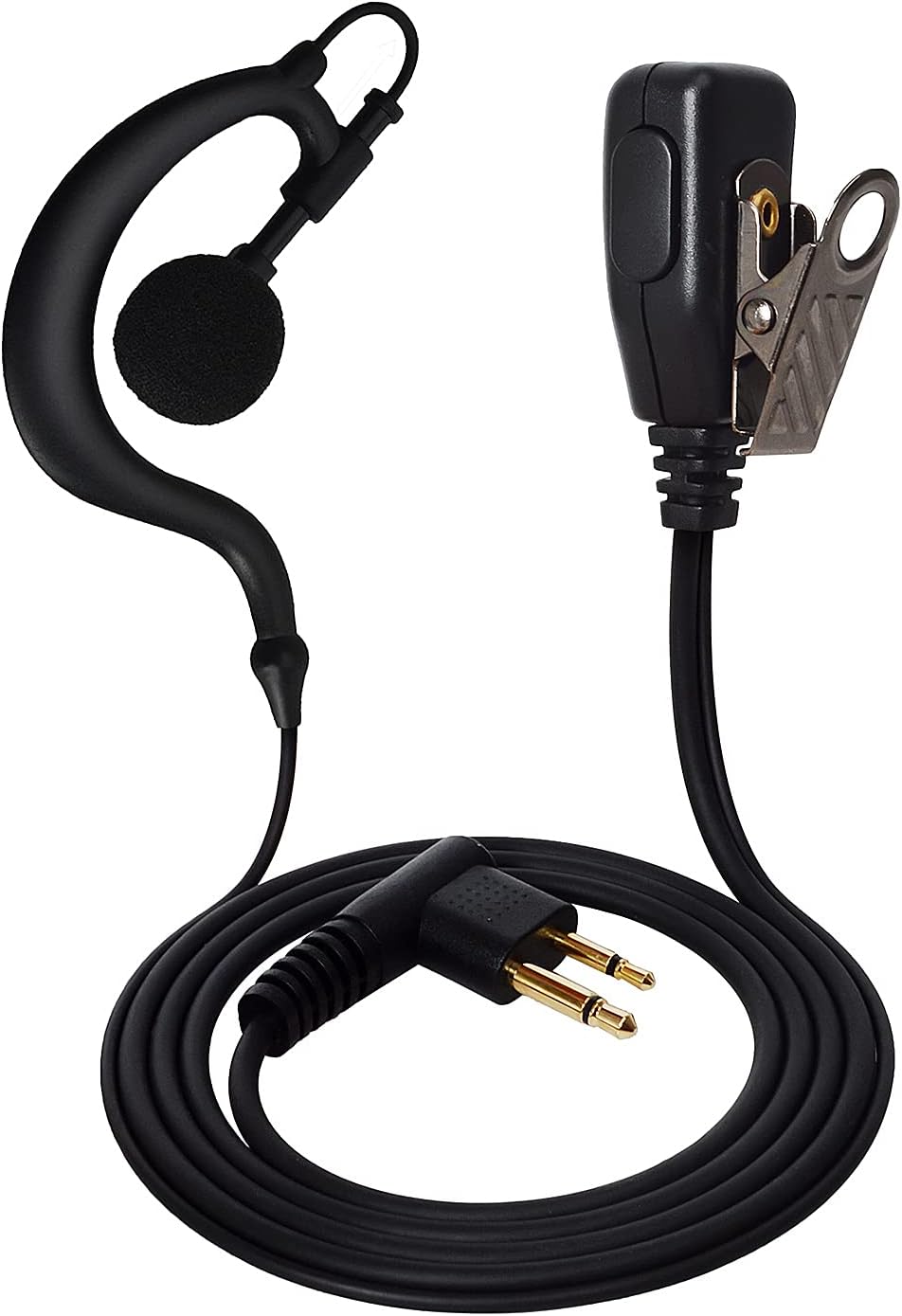 Auricolare Con Microfono E PTT Per Walkie Talkie Motorola | Compatibile DP1400, GP300, GP88 - Design A G - Foto 7