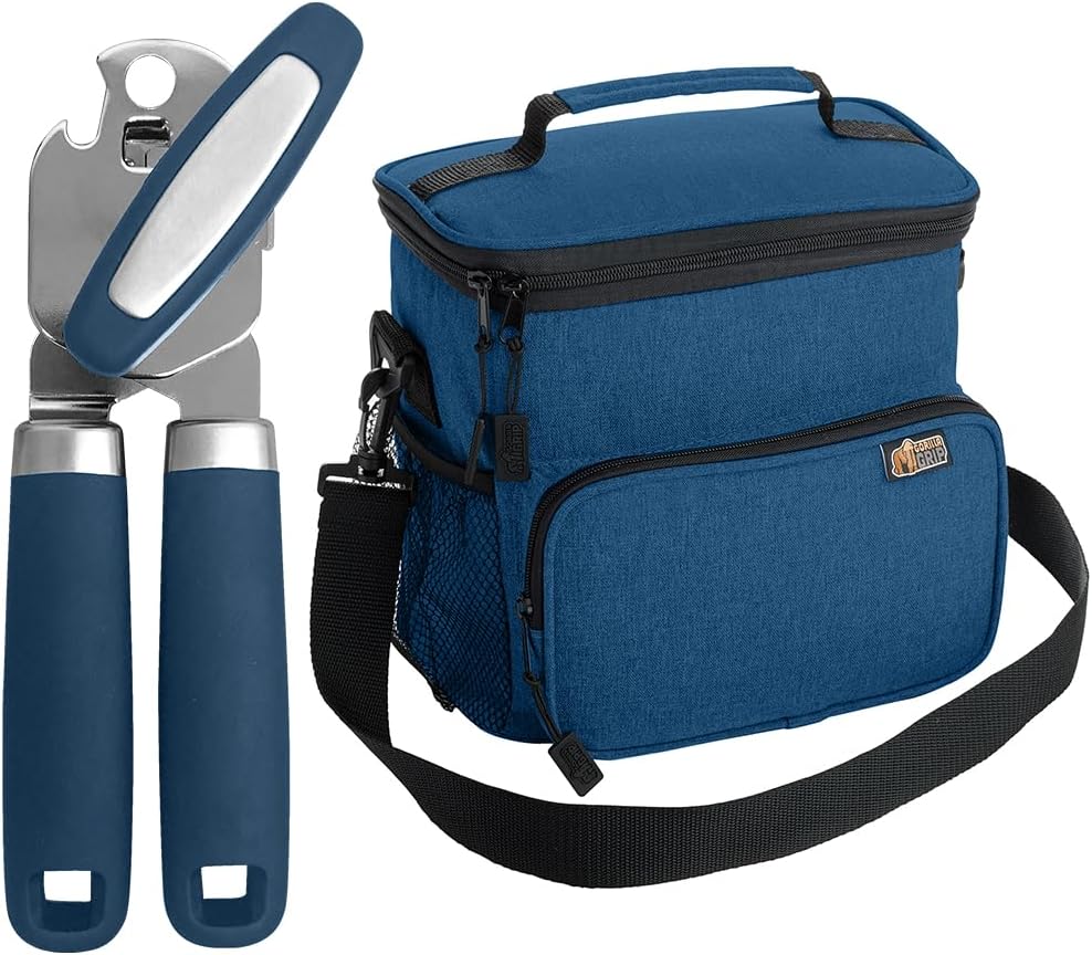 Gorilla Grip Hand Held Can Opener and Lunch Bag, Manual Can