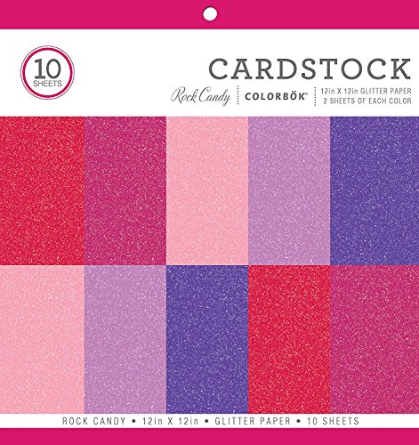 ColorBok Glitter Paper Pad, 12