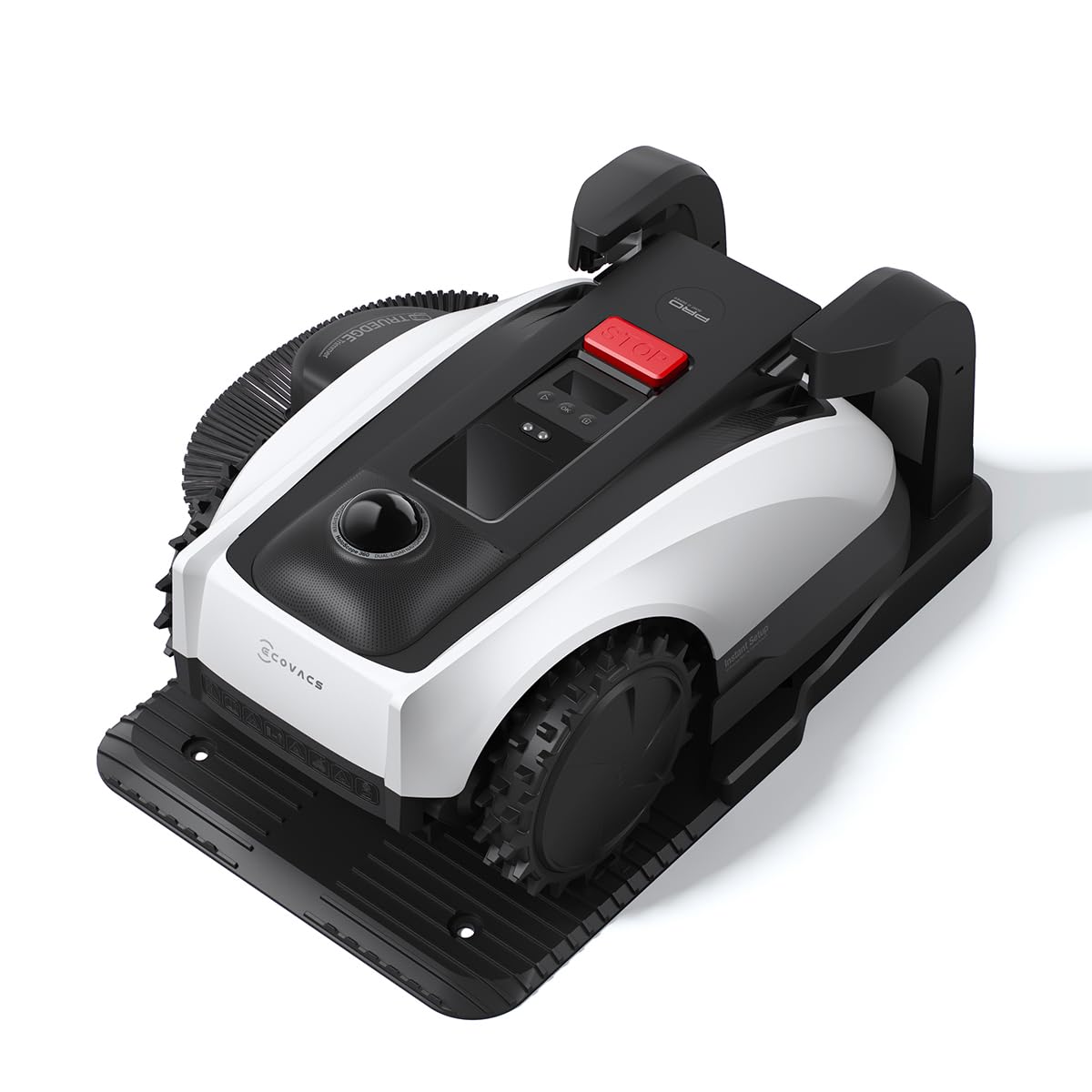 ECOVACS Goat O1200 Mähroboter ohne Begrenzungskabel, 1200 m², 360° Dual-LiDAR-Navigation, Automatische Kartierung, KI-3D-Hindernisvermeidung, Präzises Kantentrimmen (O1200 LiDAR PRO Care Kit)
