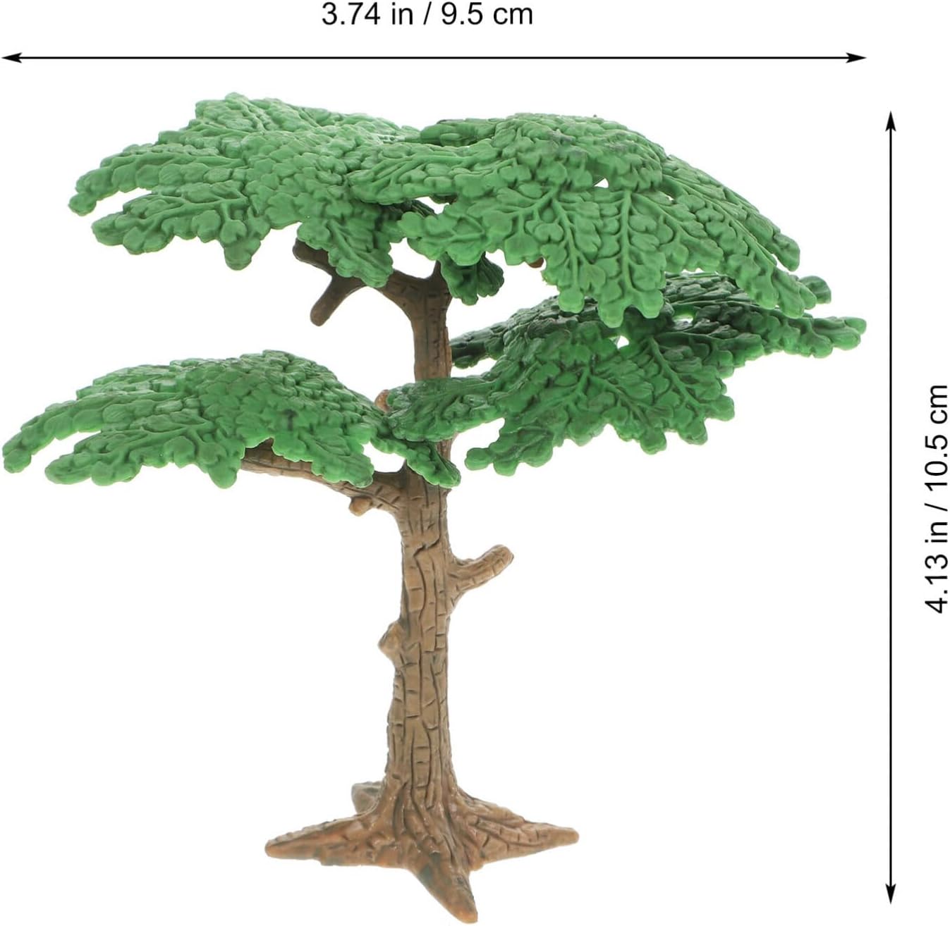 NUOBESTY Realistic Model Trees, 3Pcs Miniature Cypress Trees with Hand-Assembled Leaves for HO Scale Train Scenery, Diorama Supplies, Architecture Models, DIY Crafts, Landscape Scene Decoration