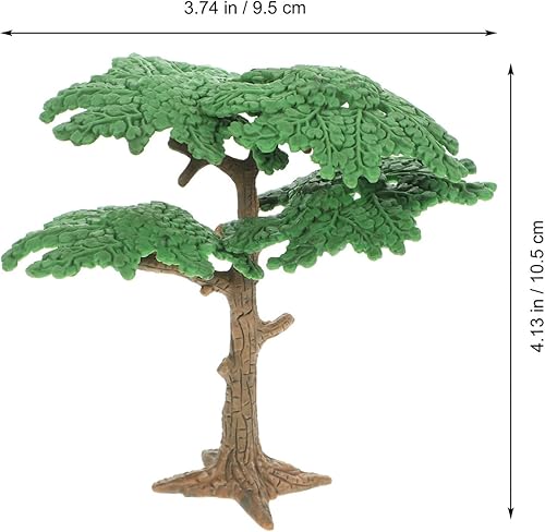 Miniatura 2 de NUOBESTY 3 piezas de árboles falsos modelo tren miniatura paisaje arquitectura árboles ferrocarril paisaje diorama árbol para bricolaje paisaje casa
