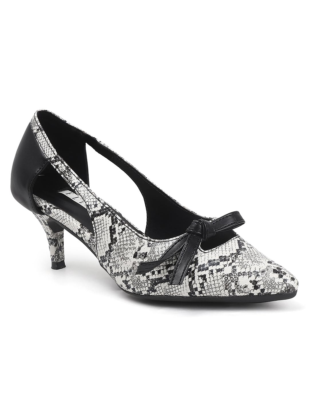 Women's Animal Print Kitten Heel Slip-On Pumps-image-40