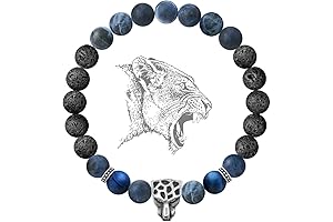 Karseer Black Panther Bracelet: Strength and Serenity