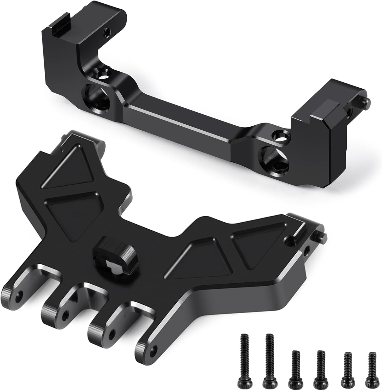 1/24th Aluminum RC Car Front Rear Bumper Mount Body Shell Mount for AXIAL SCX24 Lexus GX-470 Upgrades Parts